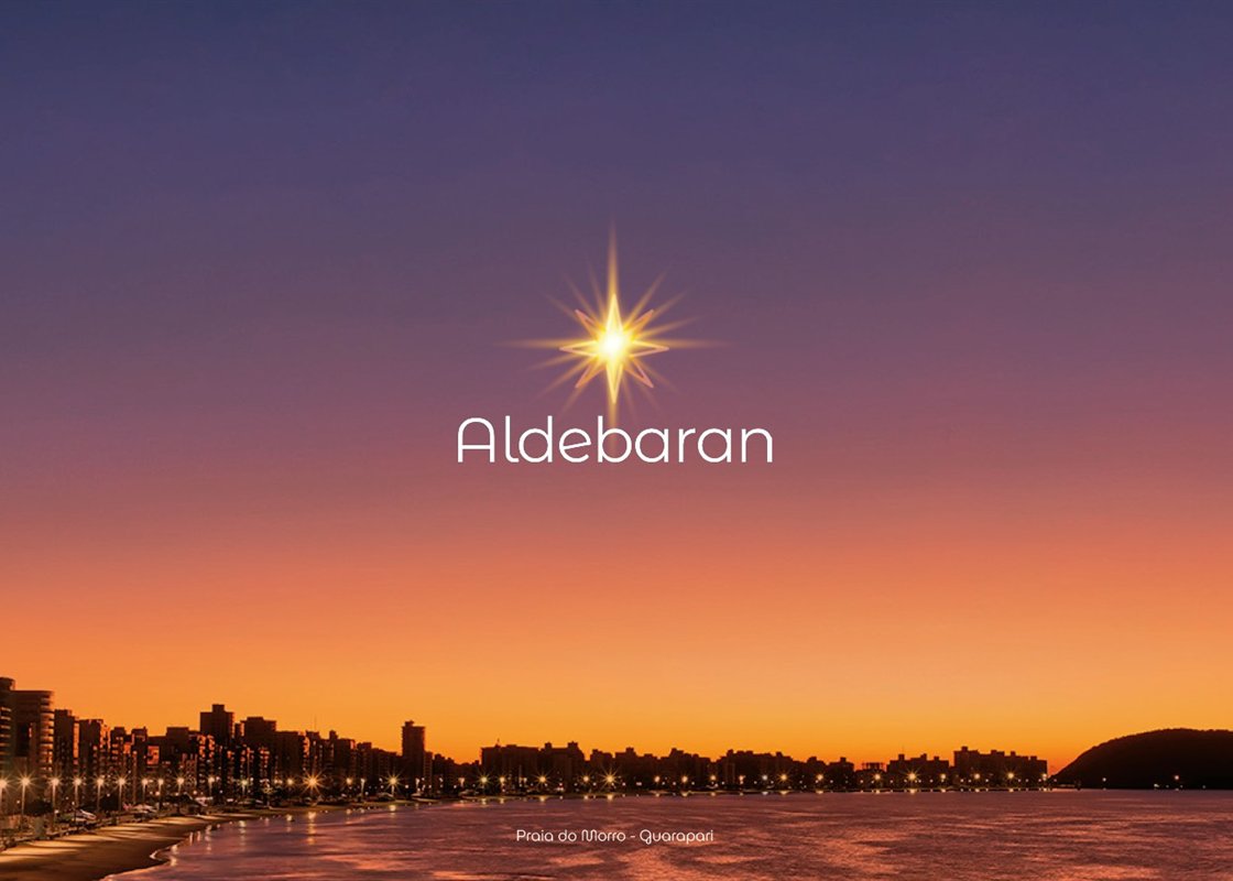 Capa do catálogo Aldebaran da JCC Construtora
